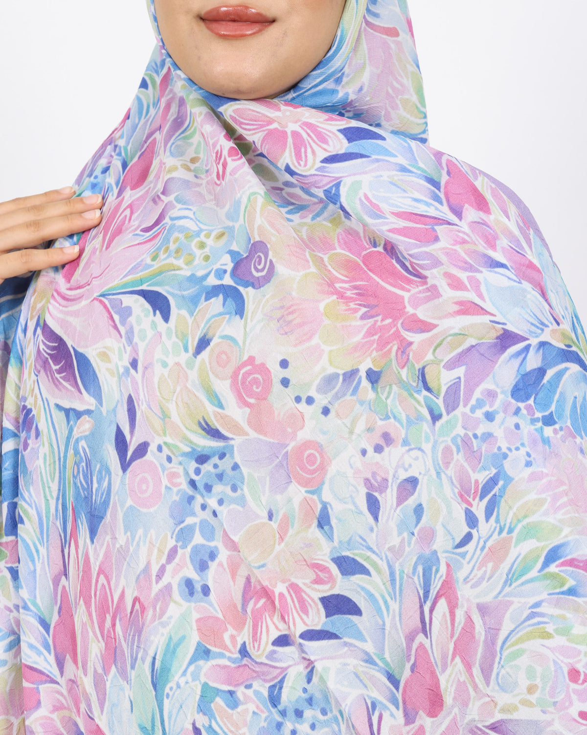 Soft Bambu Kraş Şal D047 Lila