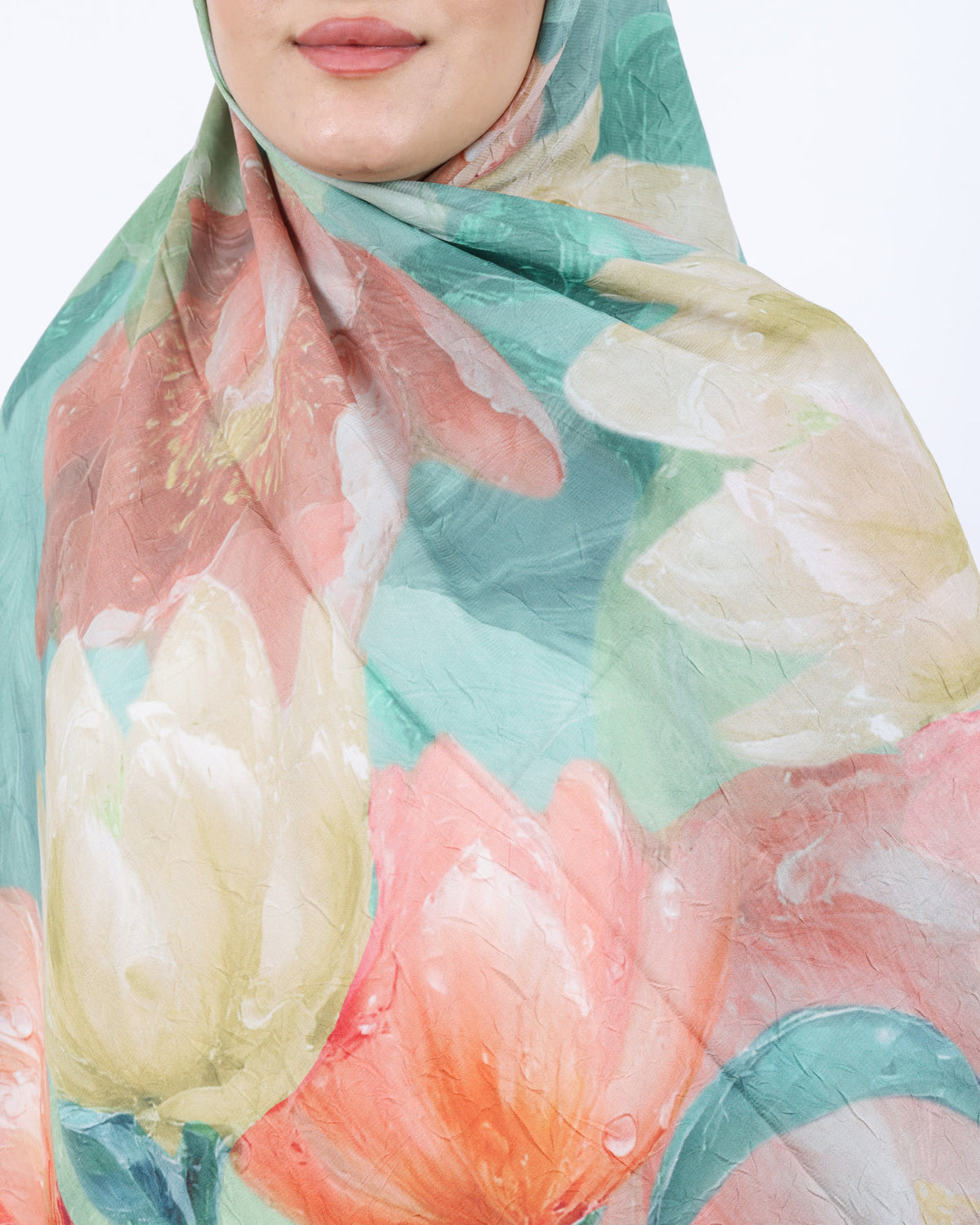 Soft Bambu Kraş Şal D054 Mint Yeşili