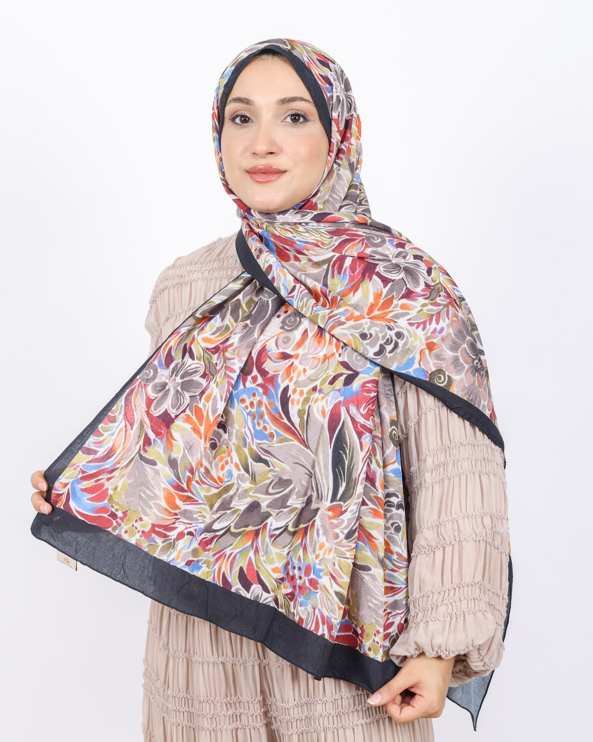 Soft Bambu Kraş Şal D047 Siyah