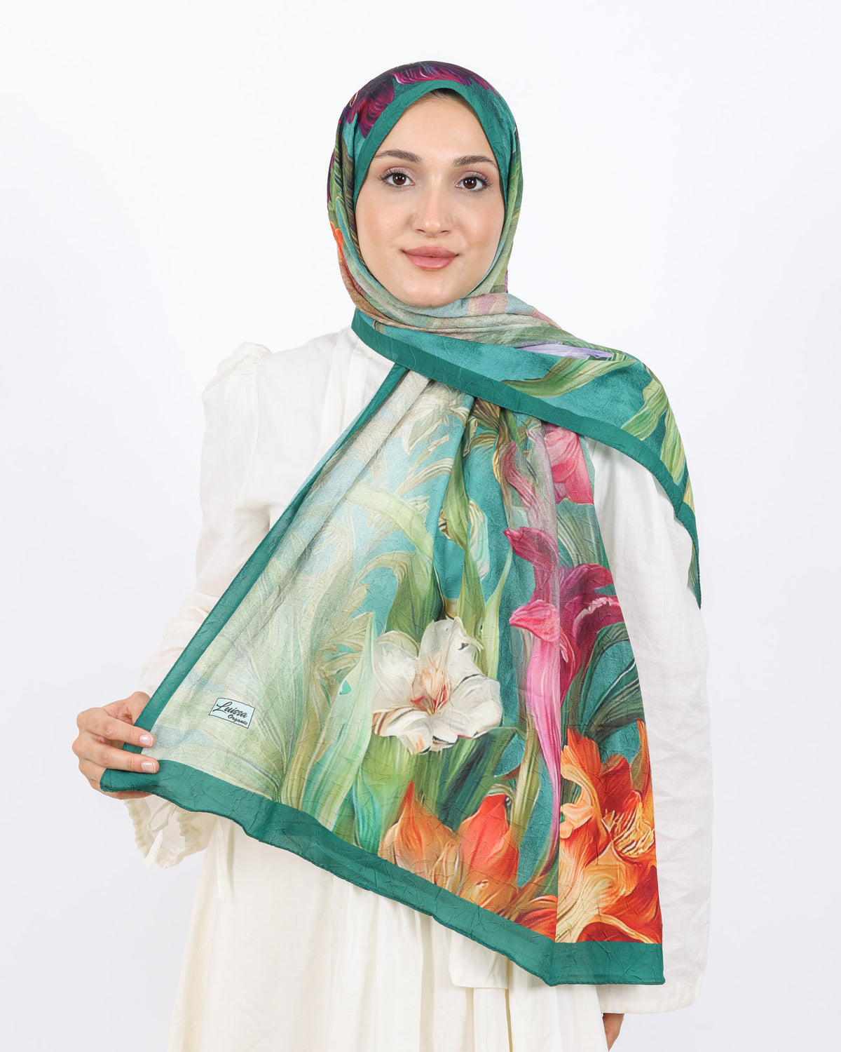 Soft Bambu Kraş Şal D055 Mint Yeşili