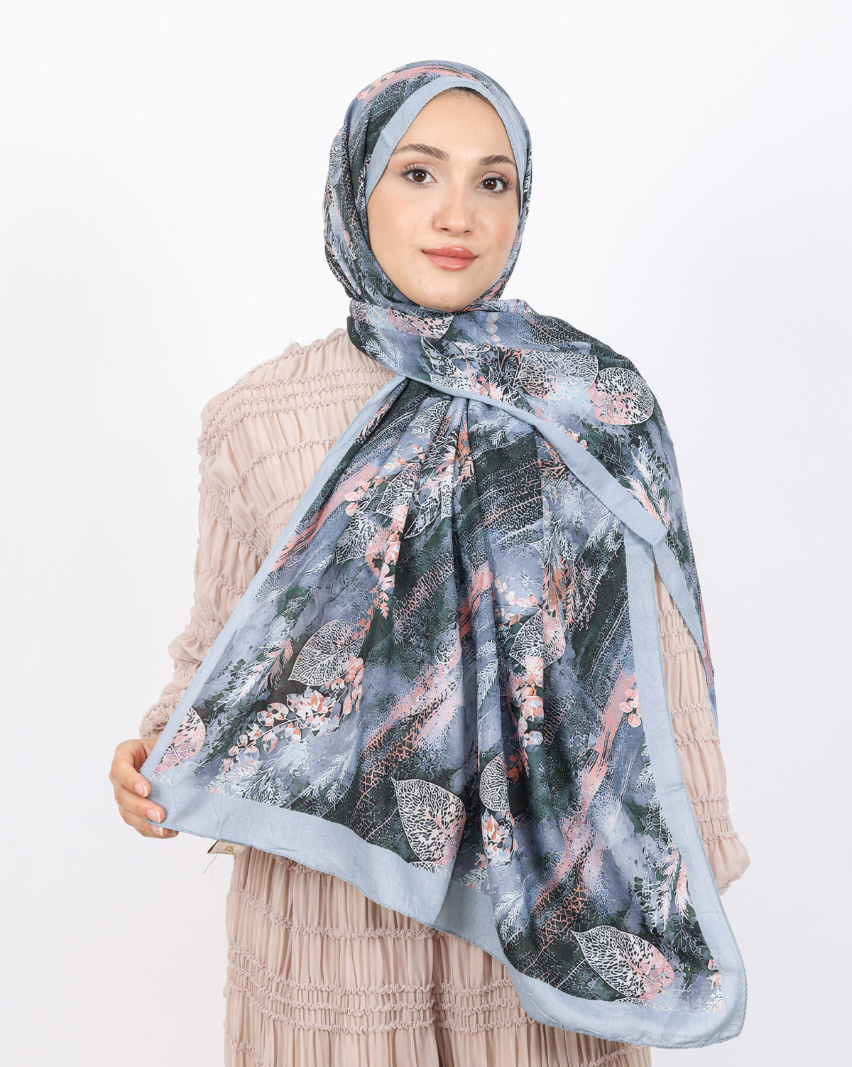 Soft Bambu Kraş Şal D048 Açık Gri
