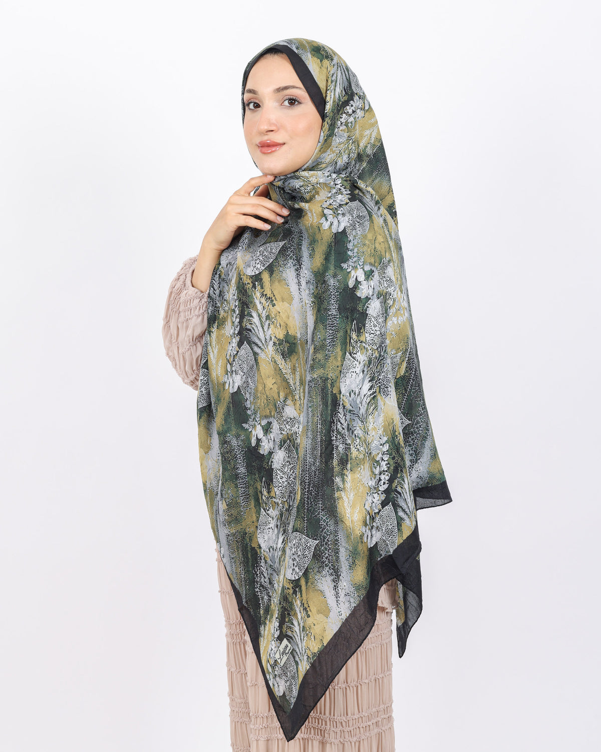 Soft Bambu Kraş Şal D048 Siyah
