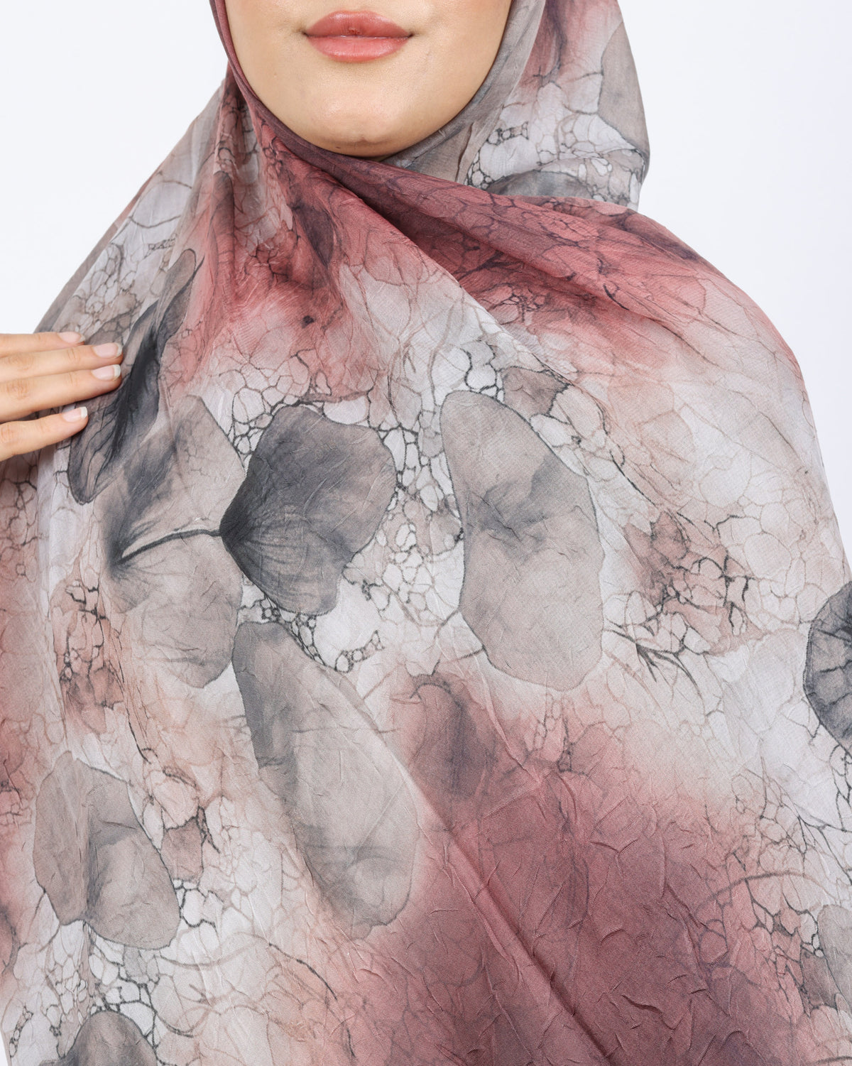 Soft Bambu Kraş Şal D043 Taş Rengi