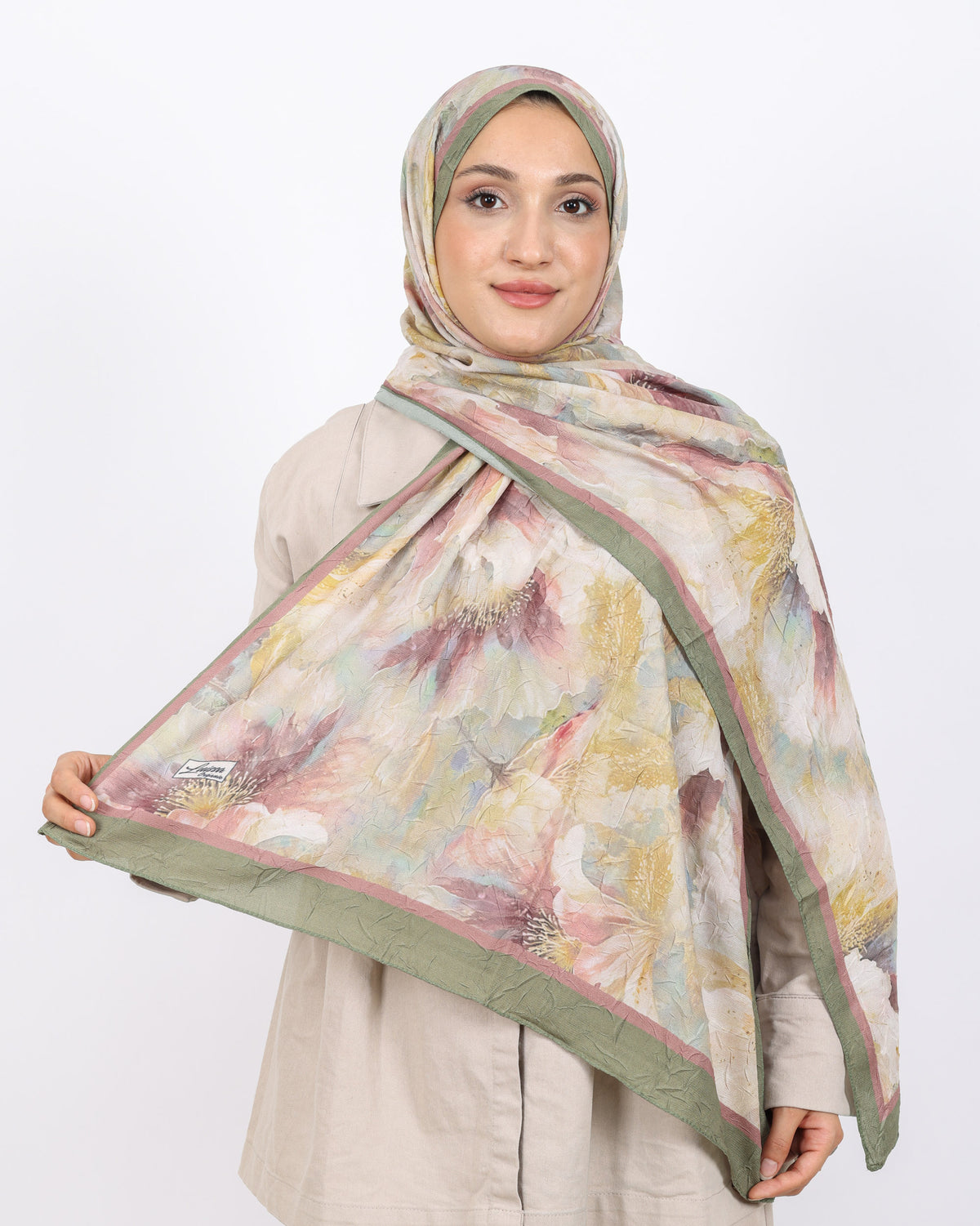 Soft Bambu Kraş Şal D044 Mint Yeşili