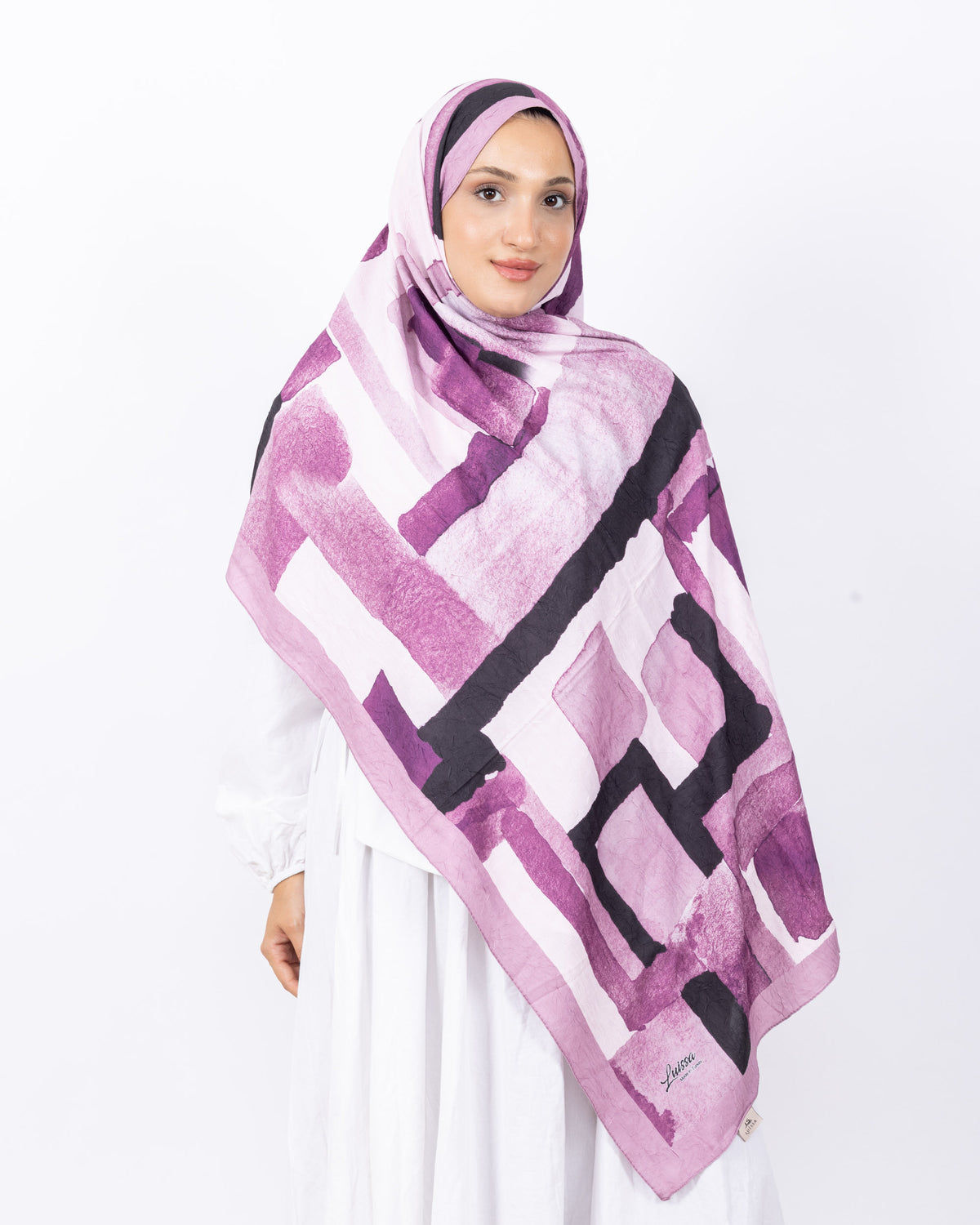 Mikro Bambu Kraş Şal D026 Gül Kurusu Pembe
