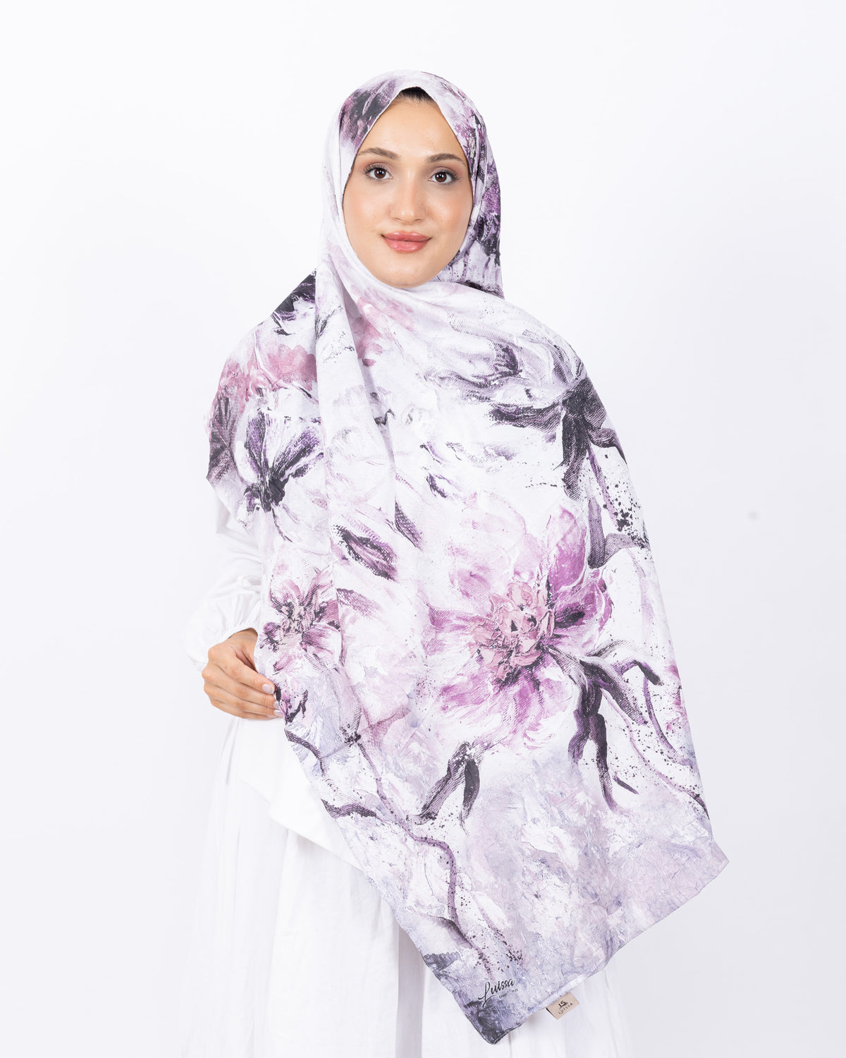 Mikro Bambu Kraş Şal D032 Mürdüm-Fuşya
