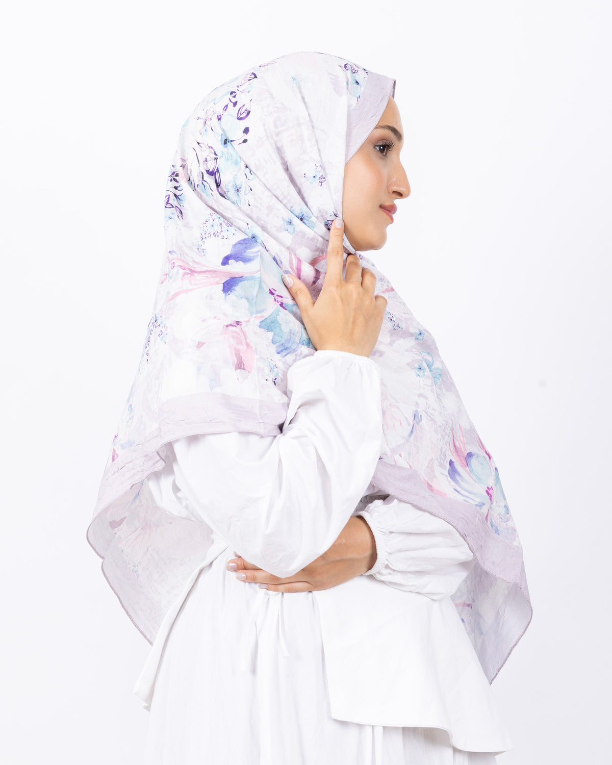 Mikro Bambu Kraş Şal D029 Lila