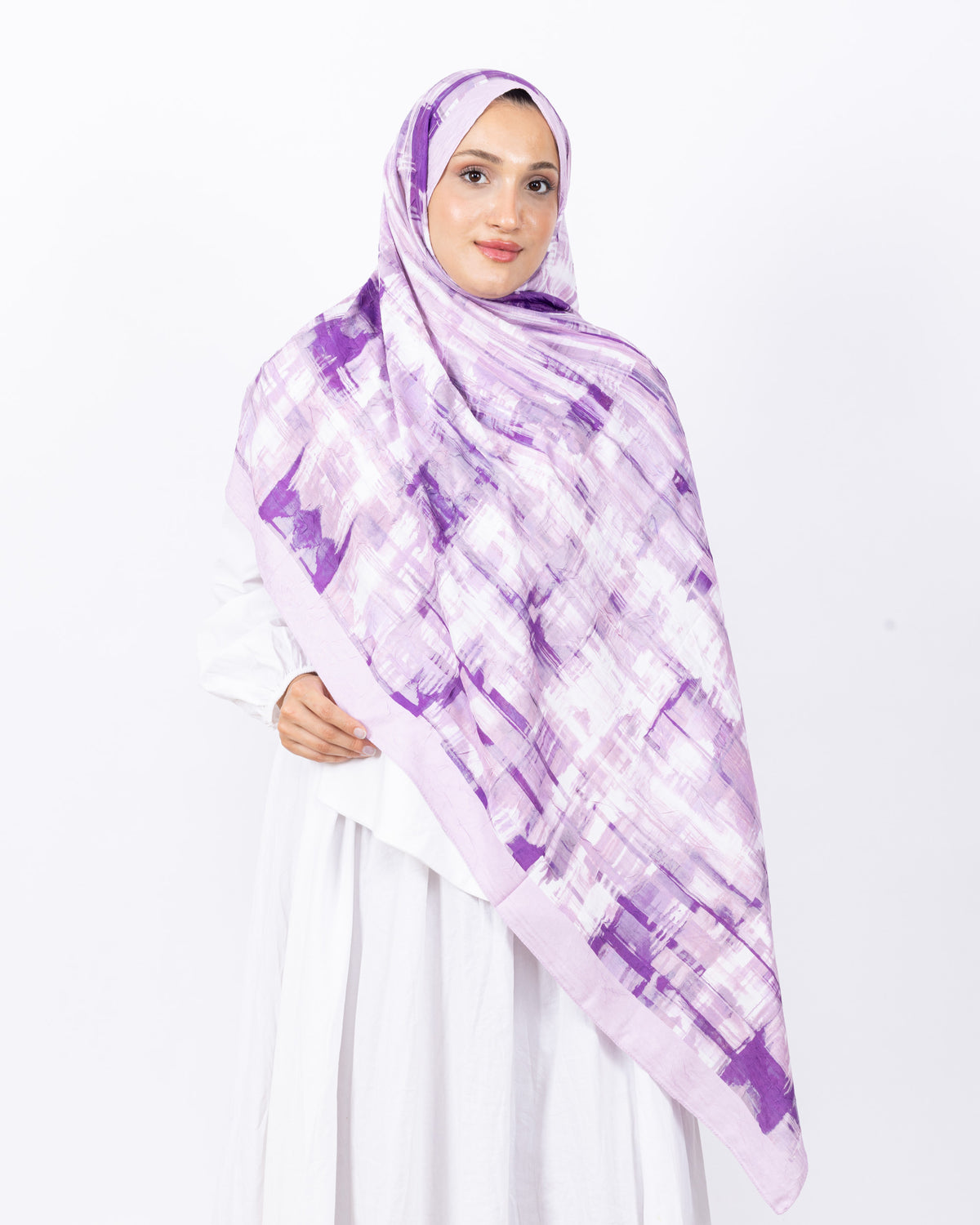 Mikro Bambu Kraş Şal D028 Toz Pembe