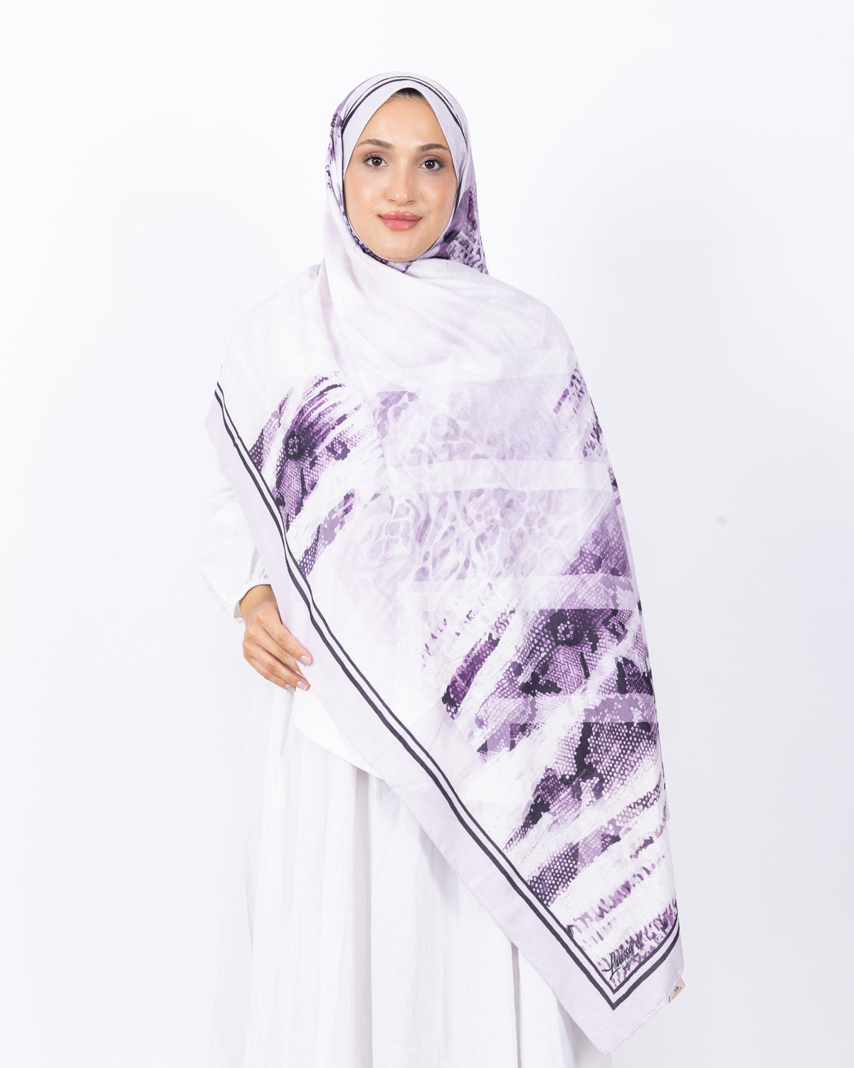 Mikro Bambu Kraş Şal D030 Açık Lila
