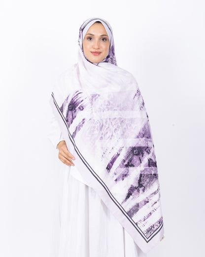 Mikro Bambu Kraş Şal D030 Açık Lila