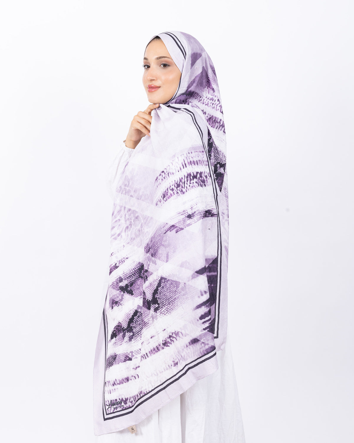 Mikro Bambu Kraş Şal D030 Açık Lila