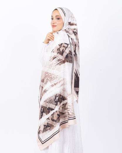 Mikro Bambu Kraş Şal D030 Açık Somon