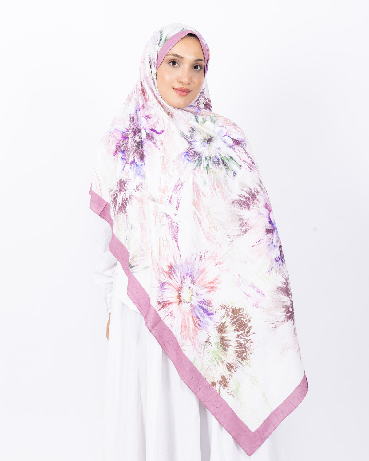 Mikro Bambu Kraş Şal D027 Pembe