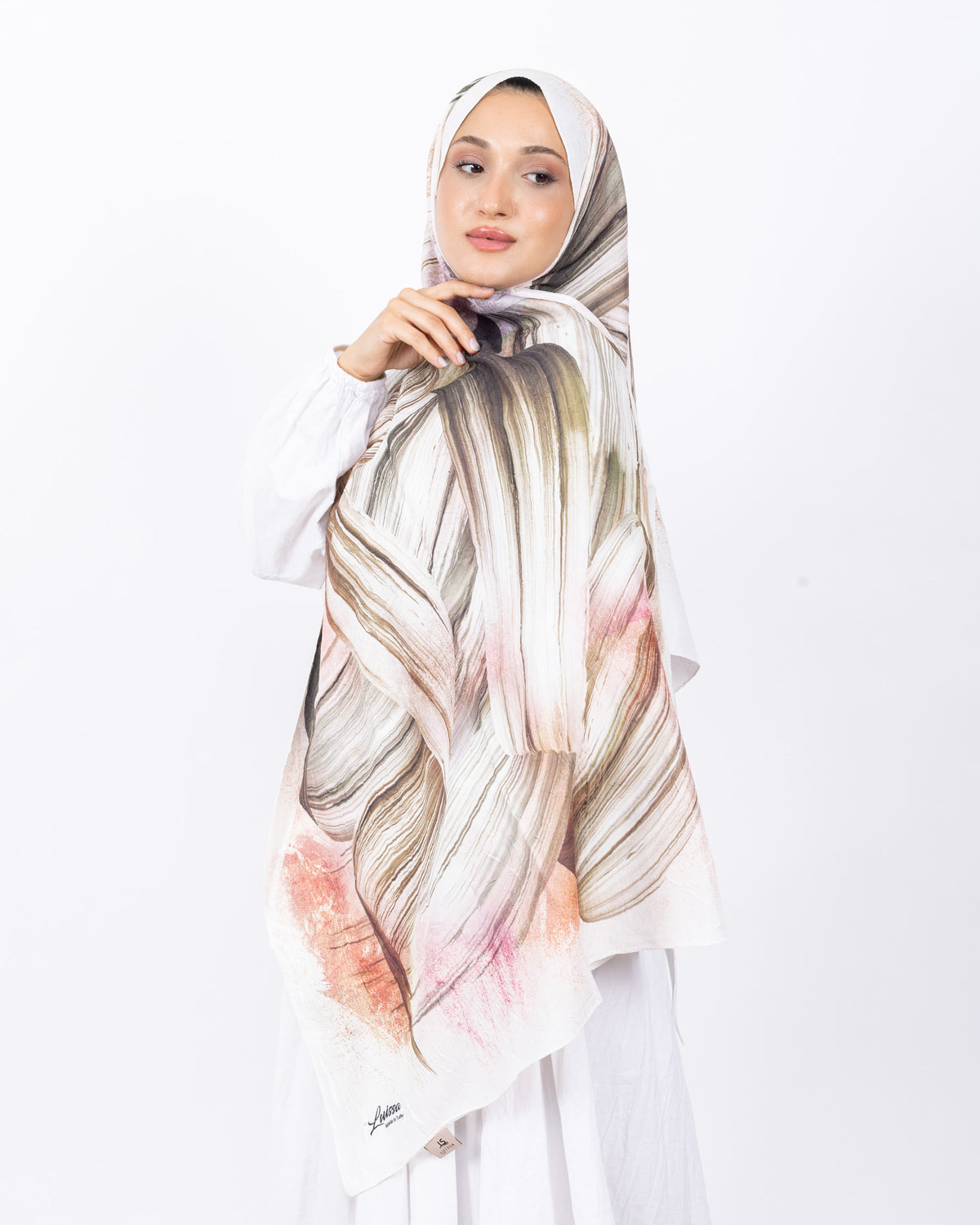 Mikro Bambu Kraş Şal D035 Yeşil