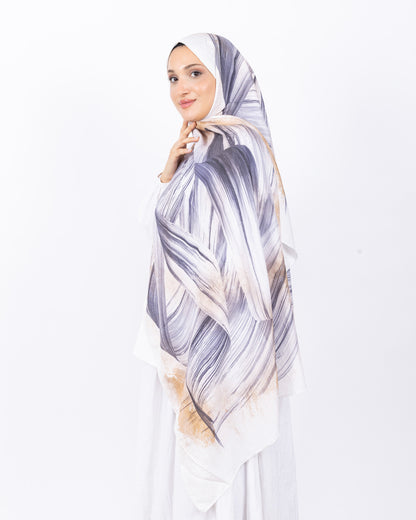 Mikro Bambu Kraş Şal D035 Gri