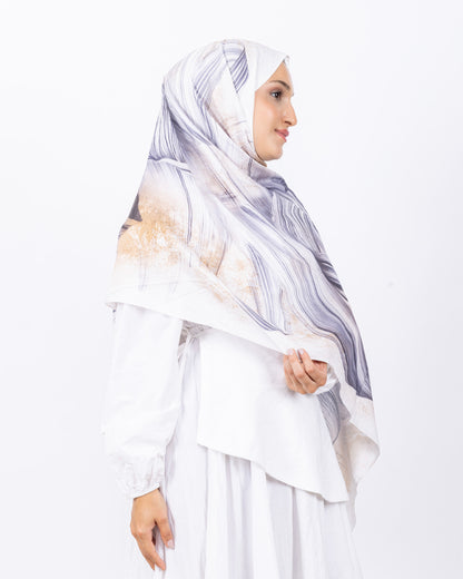 Mikro Bambu Kraş Şal D035 Gri