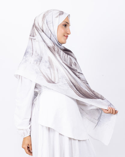 Mikro Bambu Kraş Şal D035 Kahverengi