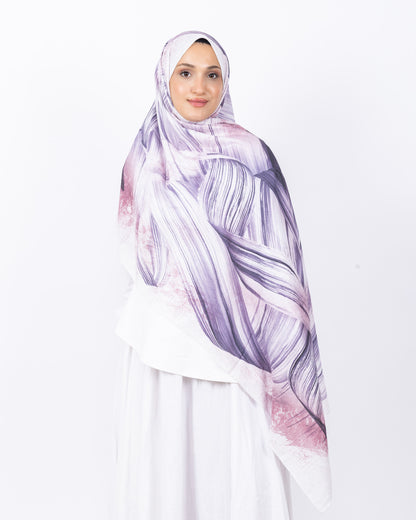 Mikro Bambu Kraş Şal D035 Lila
