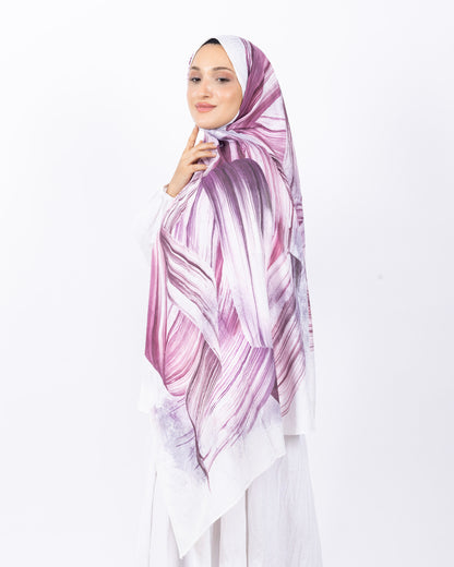 Mikro Bambu Kraş Şal D035 Fuşya