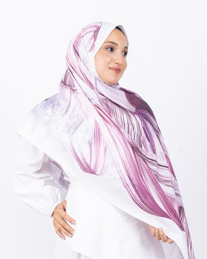 Mikro Bambu Kraş Şal D035 Fuşya