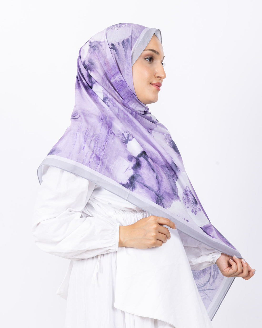 Fransız İpeği D018 Gri-Lila