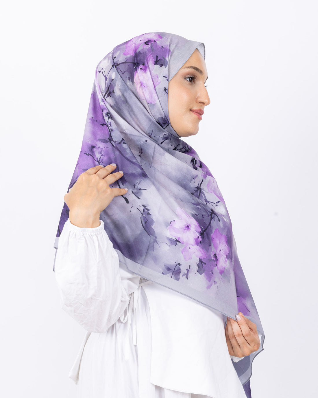 Fransız İpeği D017 Gri-Lila