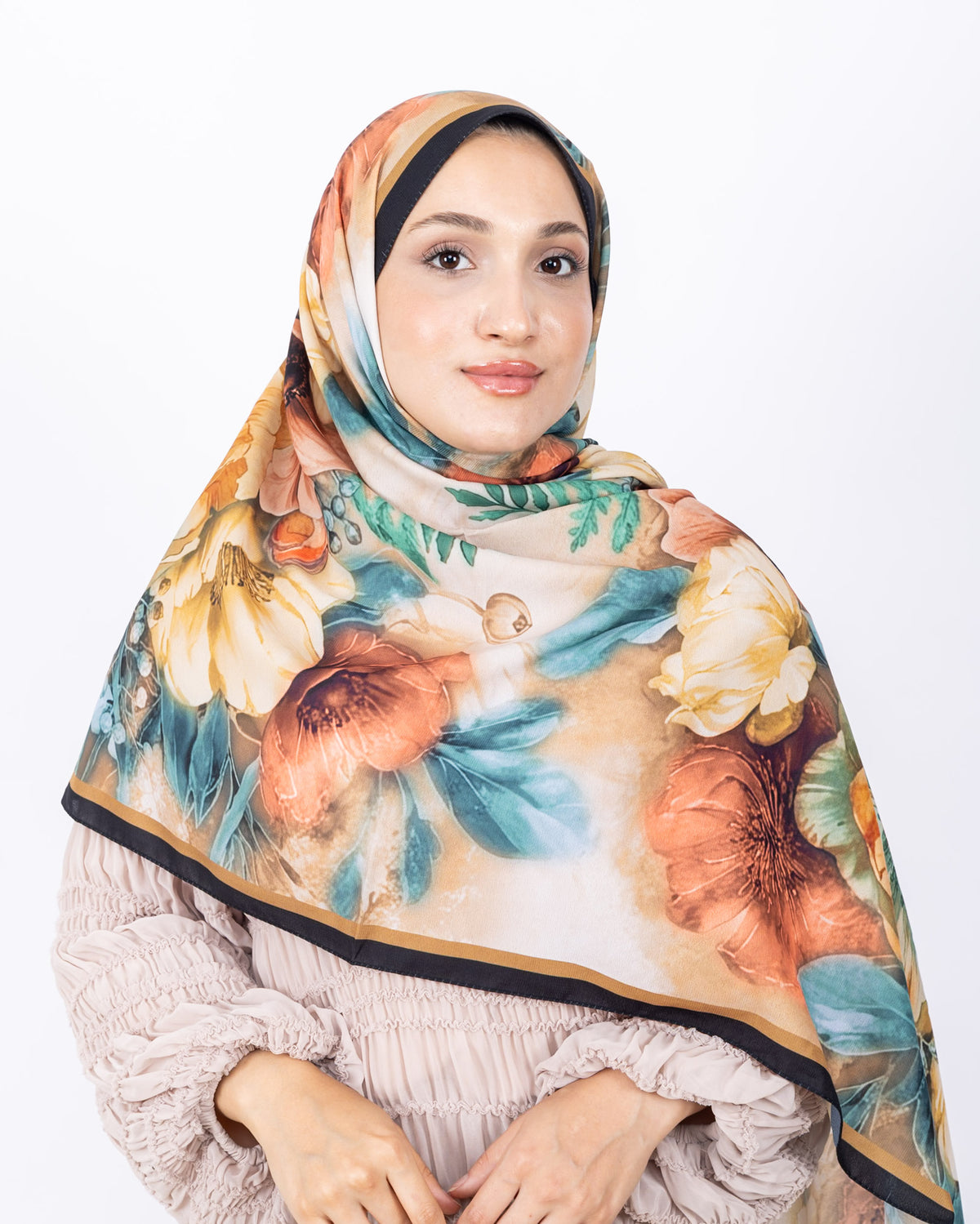 Mikro Soft Şal D006 Siyah-Kahve