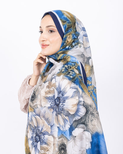 Mikro Soft Şal D006 Lacivert