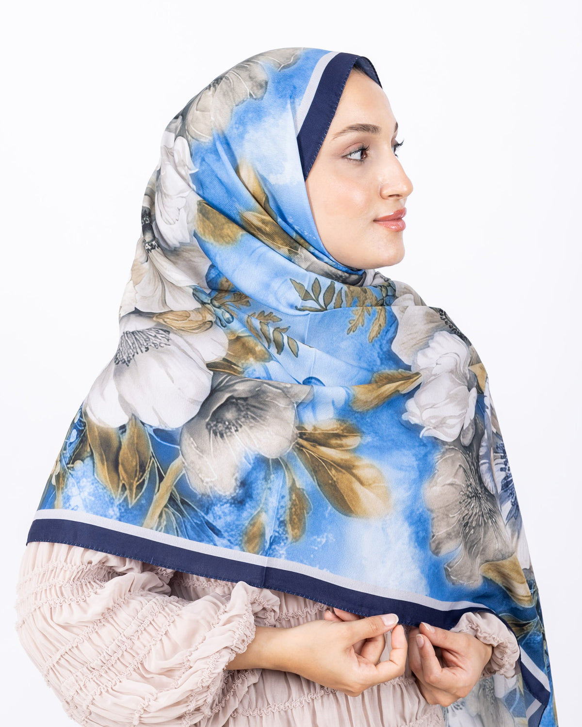 Mikro Soft Şal D006 Lacivert