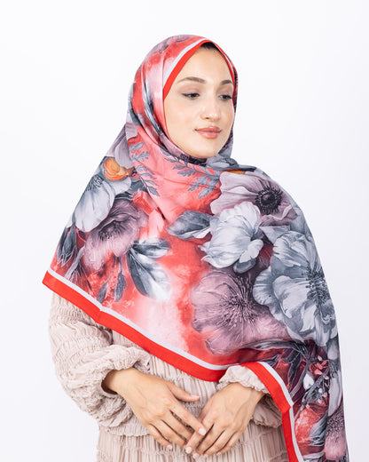 Mikro Soft Şal D006 Kırmızı