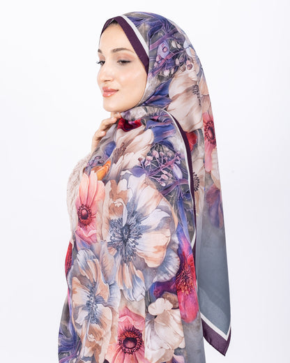 Mikro Soft Şal D006 Mürdüm