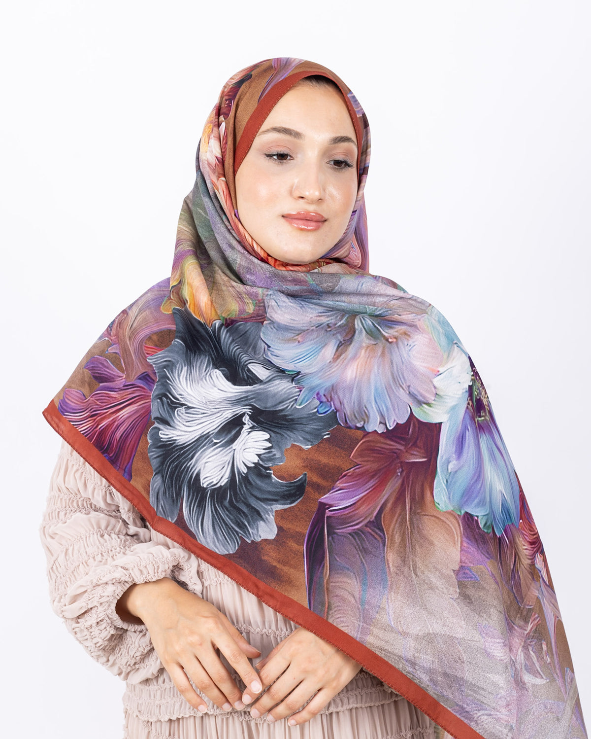 Mikro Soft Şal D003 Kiremit