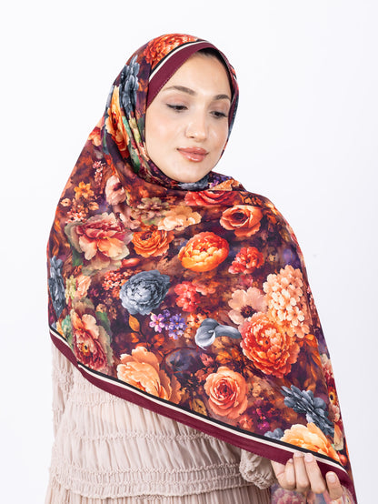 Micro Soft Şal D001 Bordo