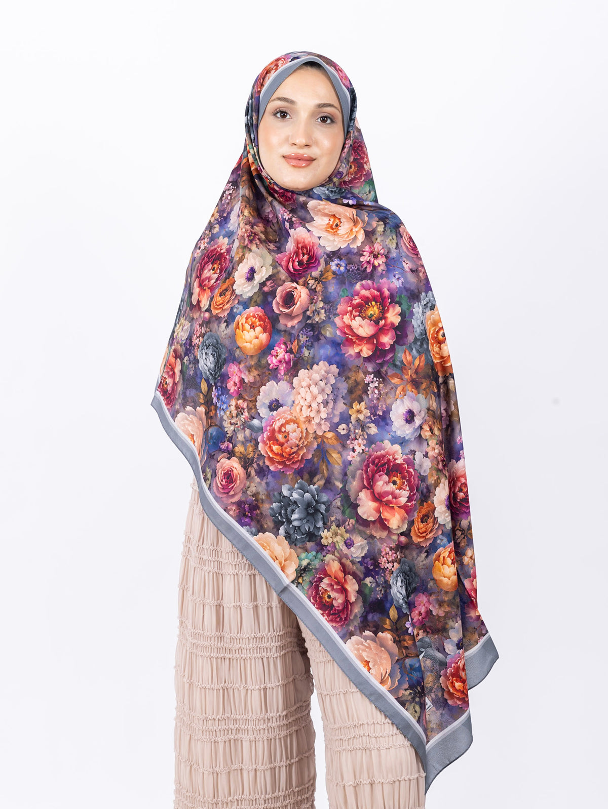 Micro Soft Şal D001 Gri
