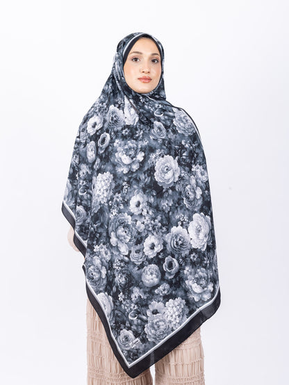 Mikro Soft Şal D001 Siyah-Gri