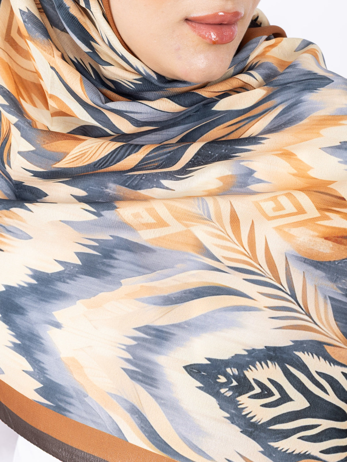 Mikro Soft Şal D008 Kahverengi