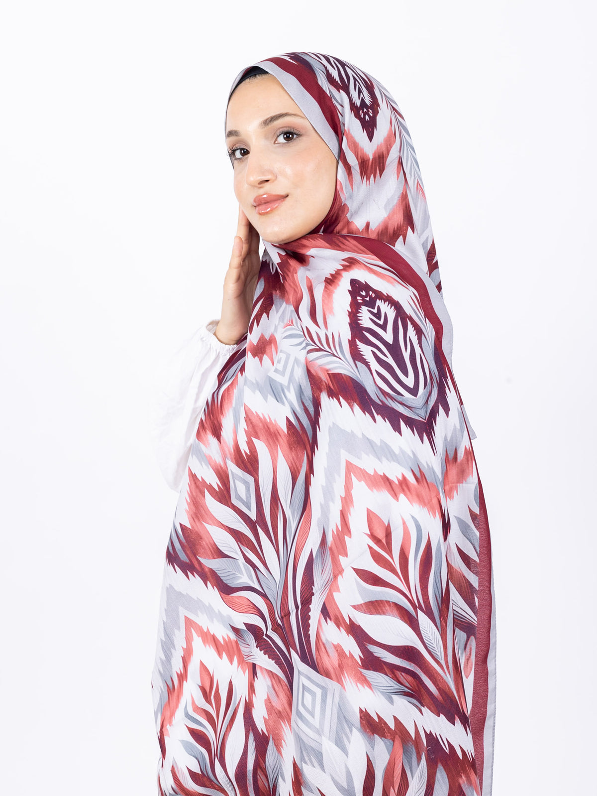 Mikro Soft Şal D008 GRi
