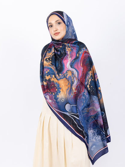 Mikro Soft Şal D010 Lacivert