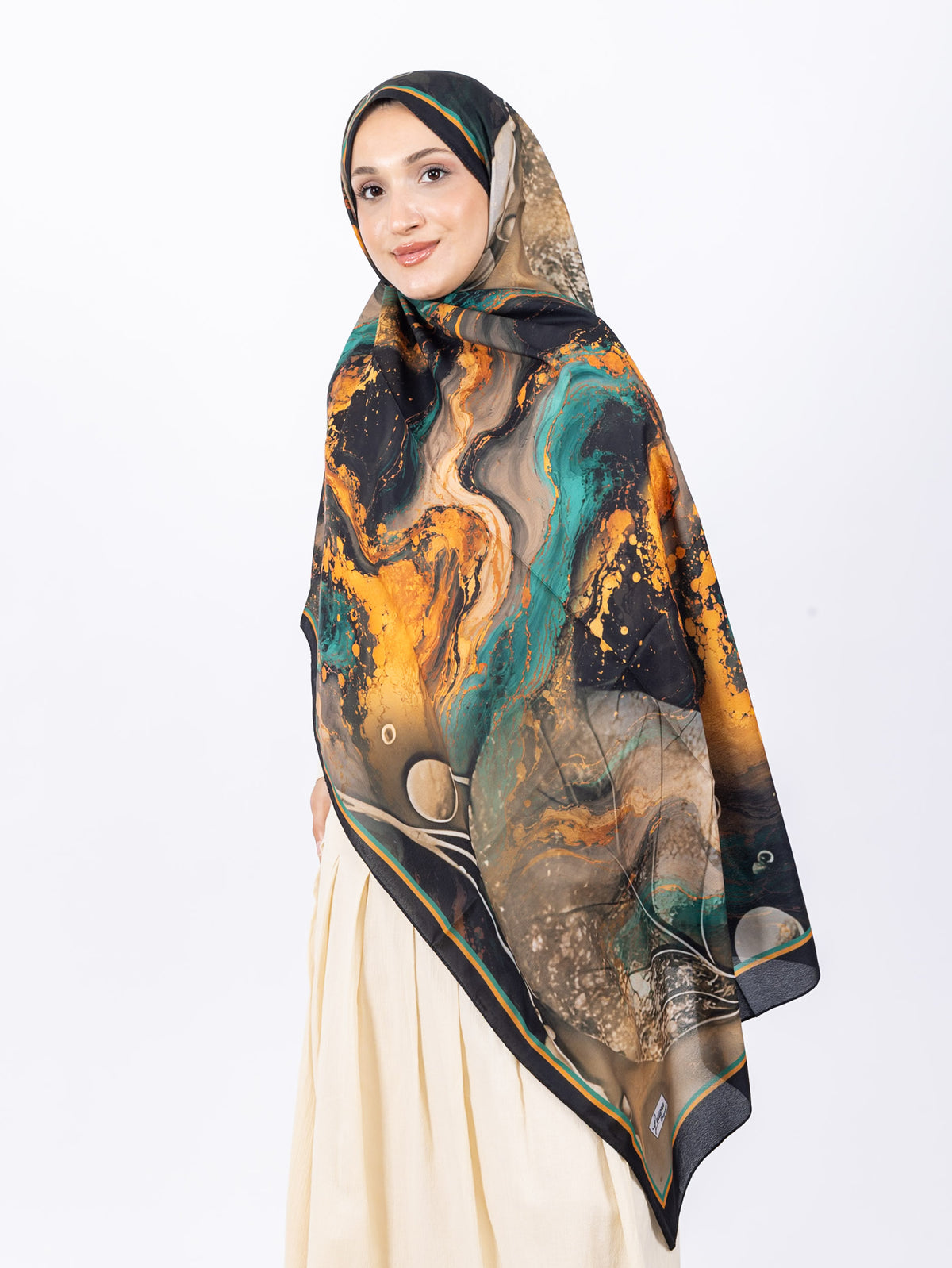 Mikro Soft Şal D010 Siyah-Gold