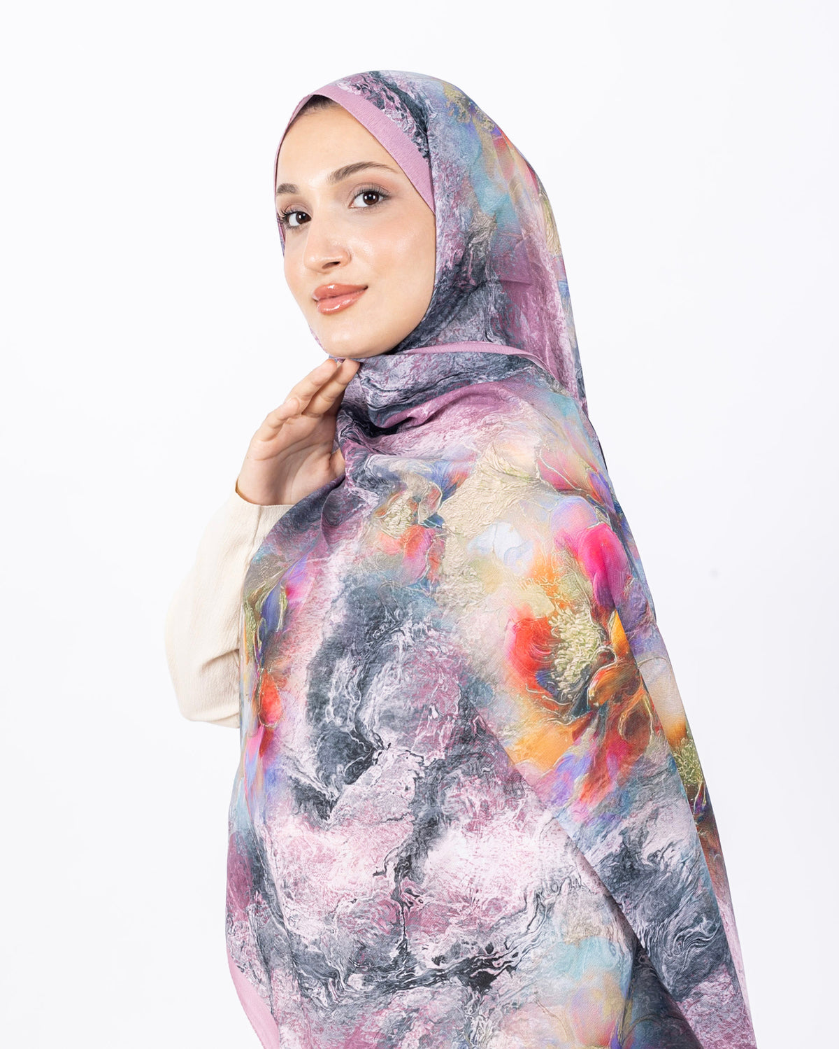 Mikro Soft Şal D009 Pudra