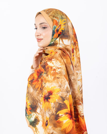 Mikro Soft Şal D002 Hardal