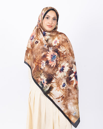 Mikro Soft Şal D002 Siyah-Kahve