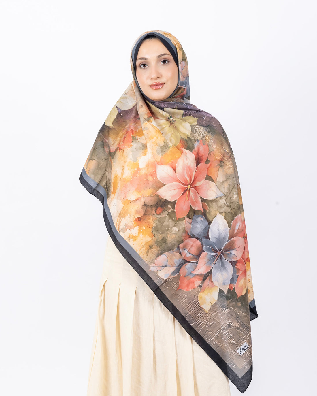 Mikro Soft Şal D013 Siyah-Gri