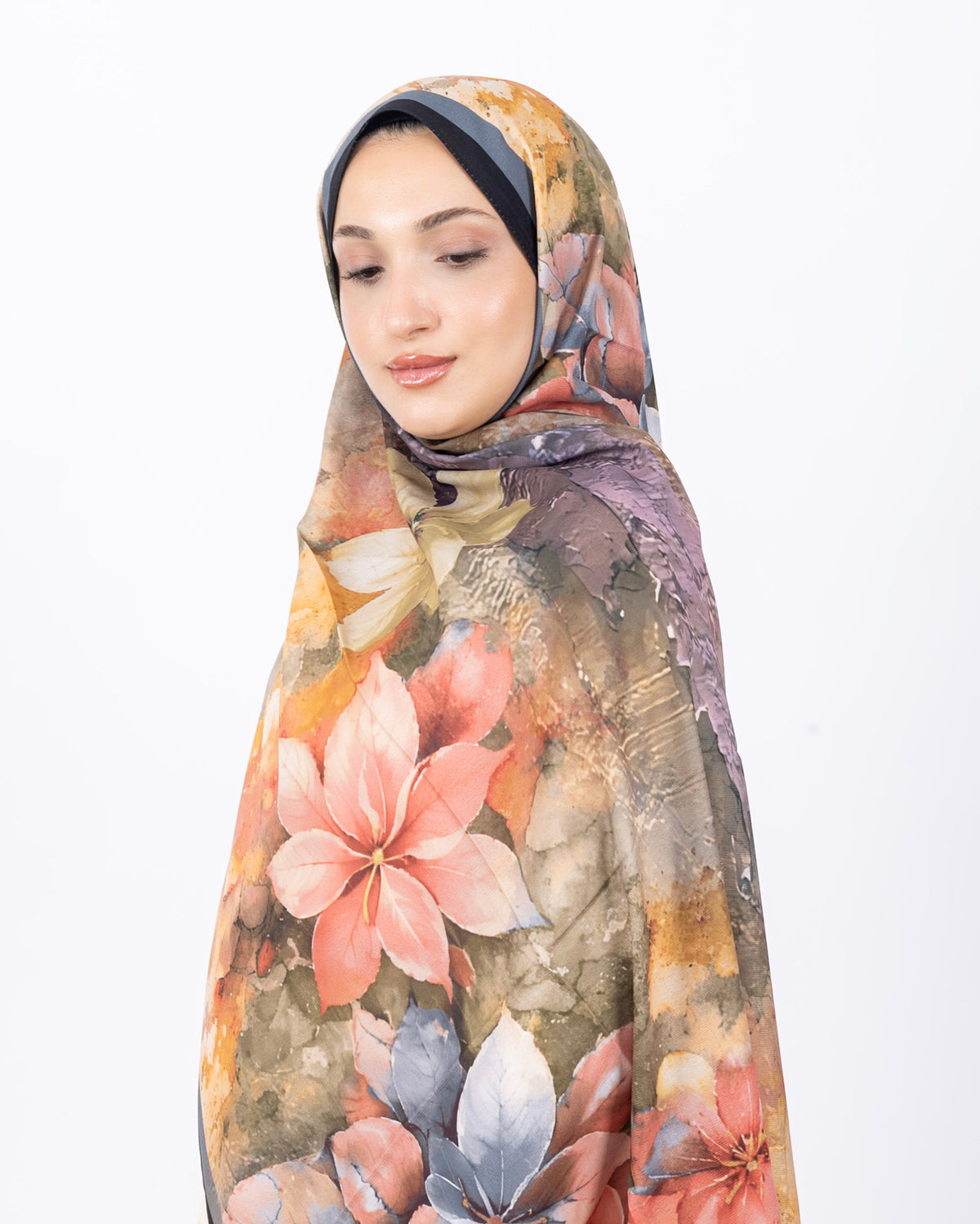 Mikro Soft Şal D013 Siyah-Gri