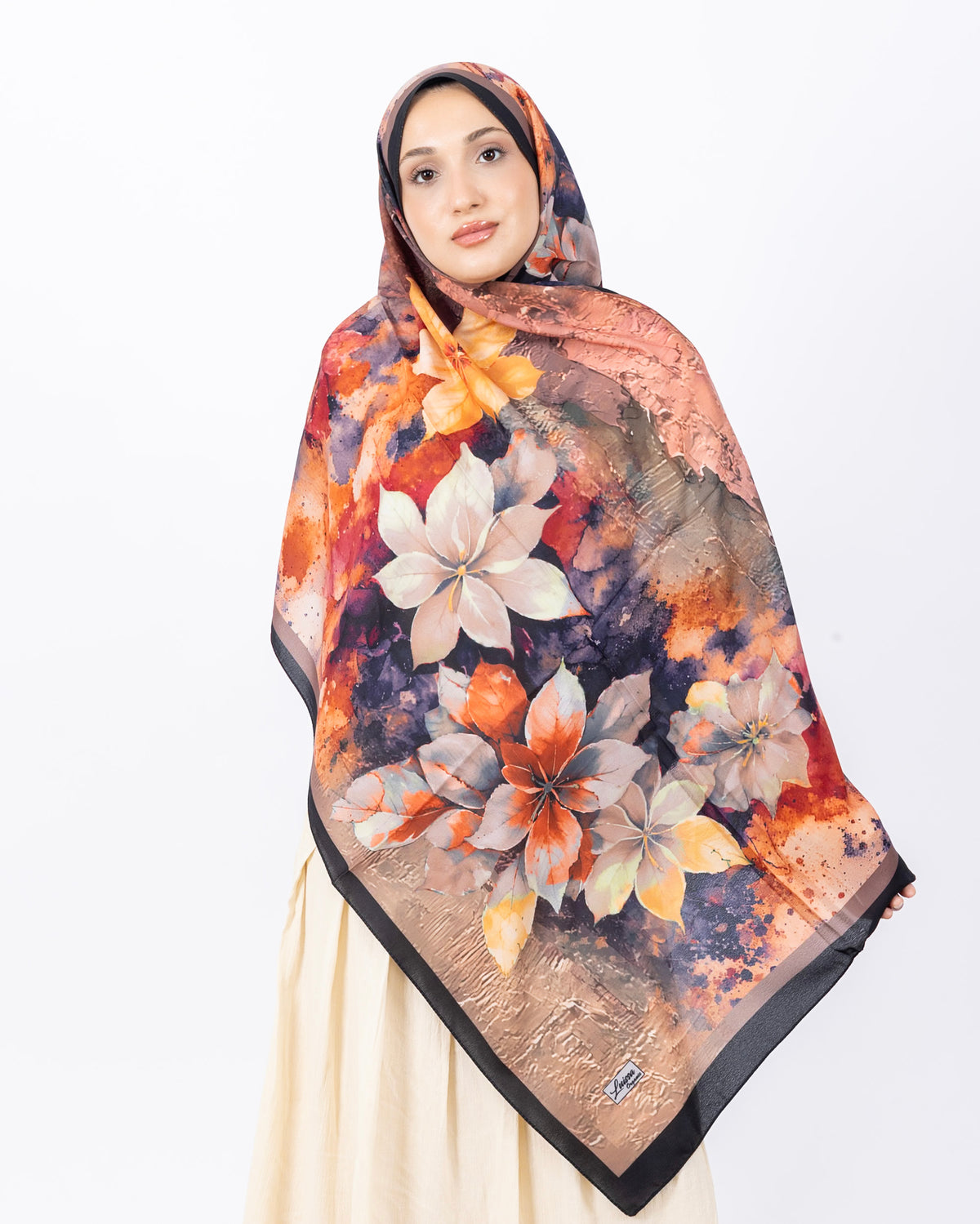 Mikro Soft Şal D013 Siyah-Kahve