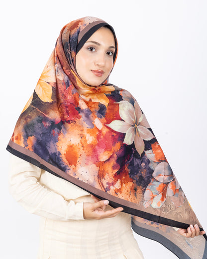 Mikro Soft Şal D013 Siyah-Kahve