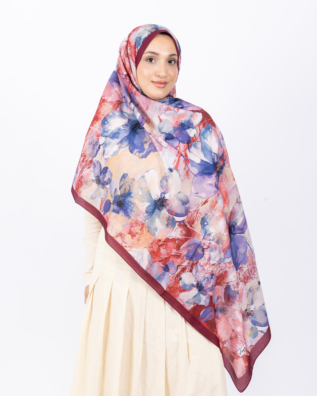 Mikro Soft Şal D015 Bordo