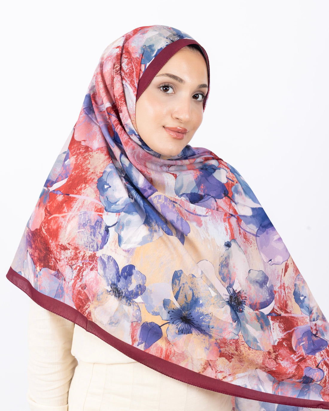 Mikro Soft Şal D015 Bordo