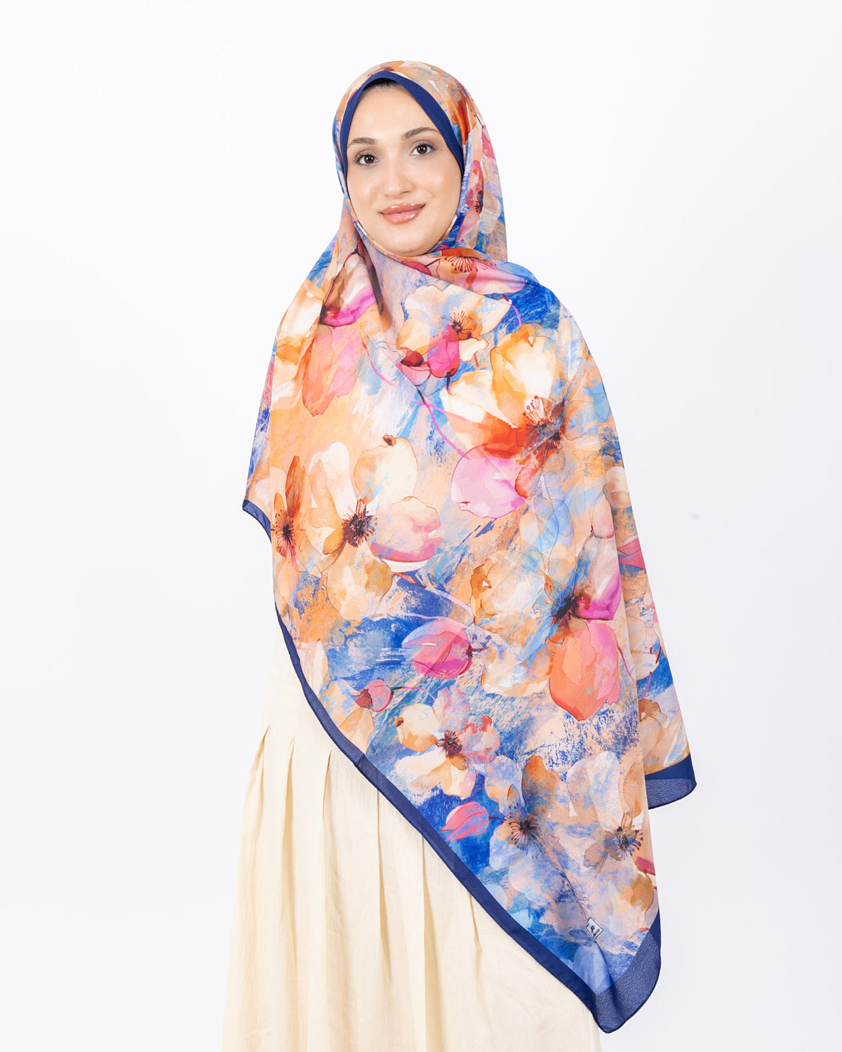 Mikro Soft Şal D015 Lacivert