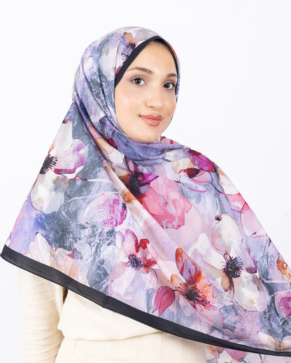 Mikro Soft Şal D015 Siyah-Gri